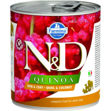 N&D Dog Quinoa konzerv fürj&kókusz 285g kutyaeledel