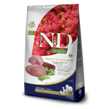 N&amp;D Dog Quinoa Weight Management Bárány 7kg kutyaeledel