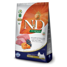 N&amp;D N&D Grain free bárány és áfonya sütőtökkel Adult Mini 800g kutyaeledel