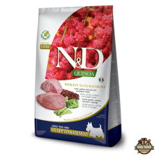 N&D Quinoa Dog konzerv Weight Management adult mini 140g kutyaeledel