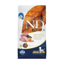 N&D Brown Dog Bárány, Spirulina&Sárgarépa Adult Mini Kutyatáp 2kg kutyaeledel