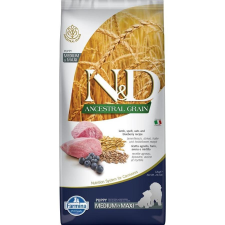 N&D Dog Ancestral Grain bárány, tönköly, zab & áfonya puppy medium & maxi 12kg kutyaeledel
