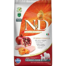  N&D Dog Grain Free csirke&gránátalma sütőtökkel adult medium&maxi kutyatáp – 12 kg kutyaeledel