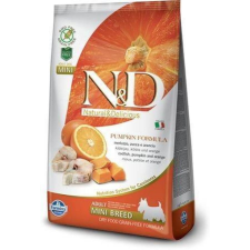 N&D Grain Free tőkehal&narancs sütőtökkel adult mini 2x 7kg kutyaeledel