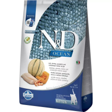 N&D Ocean Cat tőkehal,garnéla.sütőtök&sárgadinnye Kitten 5kg macskaeledel