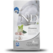  N&D White Dog Adult Mini tengeri sügér, spirulina & édeskömény 2 kg kutyaeledel