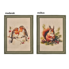  N.S.HTH252006B Konyharuha 50x70cm, pamut, Bosco incantato, mókus lakástextília