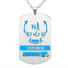  Na így néz ki egy szupermenő Kamionos medál lánccal, választható több színben medál