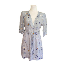  NA-KD világoskék virágmintás női ingruha (méret: M) női ruha