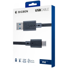 Nacon BIGBEN 3 méteres PS5 USB kábel fekete videójáték kiegészítő