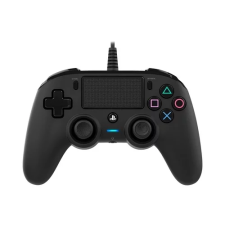 Nacon vezetékes kontroller fekete PS4 (PS4OFCPADBLACK) - Kontrollerek videójáték kiegészítő