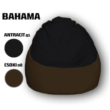  Nagi Antracit - Csokibarna Babzsákfotel bútor