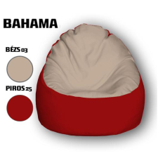  Nagi Bézs - Piros Babzsákfotel bútor