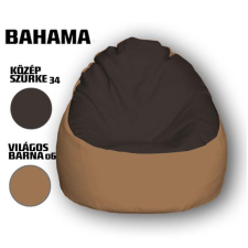  Nagi Közép Szürke - Világosbarna Babzsákfotel bútor