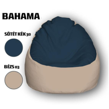  Nagi Sötétkék - Bézs Babzsákfotel bútor