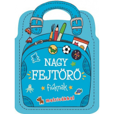 Nagy fejtörő - fiúknak matricákkal gyermek- és ifjúsági könyv