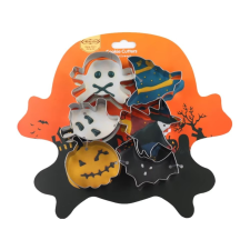 Nagy fém sütemény kiszúró 6 db-Halloween Koponya sütés és főzés