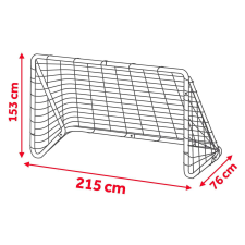 Nagy focikapu, focikapu 215 x 153 x 76 cm + célszőnyeg futball felszerelés