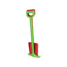 Nagy homokozó szett - lapát és gereblye - 51 cm - 1 szett homokozójáték