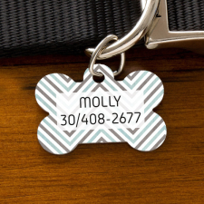 NagyAjándék Egyedi csont alakú kutyabiléta egyedi ajándék