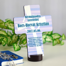 NagyAjándék Egyedi fa kereszt egyedi ajándék