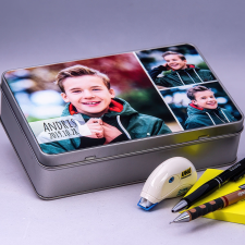 NagyAjándék Egyedi fémdoboz 3 fotóval egyedi ajándék