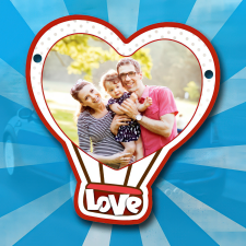 NagyAjándék Fényképes baby on board tábla egyedi ajándék