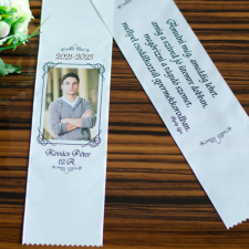 NagyAjándék Fényképes ballagási szalag egyedi ajándék