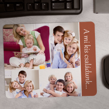 NagyAjándék Fényképes egérpad 4 képpel egyedi ajándék