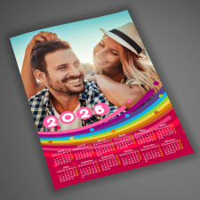 NagyAjándék Fényképes falinaptár, A4 egyedi ajándék