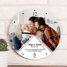 NagyAjándék Fényképes falióra felirattal egyedi ajándék