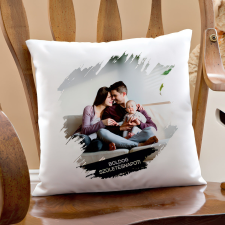 NagyAjándék Fényképes kispárna felirattal egyedi ajándék