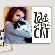 NagyAjándék Love my Cat - egyedi hűtőmágnes hűtőmágnes