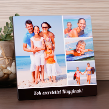 NagyAjándék Négyzet alakú fotópanel 4 képpel egyedi ajándék