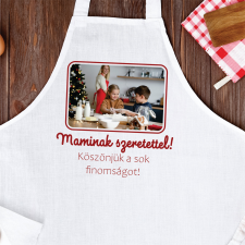 NagyAjándék Szeretet-Recept – Egyedi fényképes kötény lakástextília