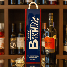 NagyAjándék Születésnapi borosüvegdoboz egyedi ajándék