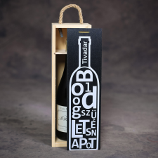 NagyAjándék Születésnapi borosüvegdoboz egyedi ajándék