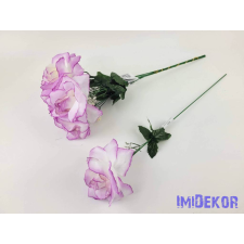  Nagyfejű szálas selyem rózsa 51 cm - Világos Lila dekoráció