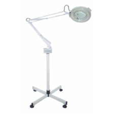  Nagyítós lámpa álló kerekes fodrászkellék