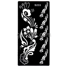 Nagyker 1. Henna tetováló sablon #S233 csillámtetoválás