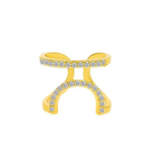 Nagyker 2. Körömékszer körömgyűrű strasszos #3 körömdíszítő