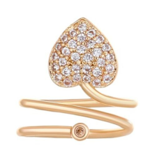 Nagyker 2. Körömékszer körömgyűrű strasszos #5 körömdíszítő