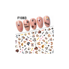 Nagyker 2. Körömmatrica - F1083 Kutya körömdíszítő