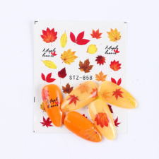 Nagyker 2. Körömmatrica - STZ-858 ősz falevél körömdíszítő