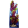  Nagyméretű lilás-zöld tündérhínár akváriumi műnövény 45 cm