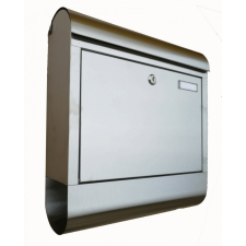 Nagyméretű Nemesacél Inox Újságtartóval Mb003 Minta postaláda