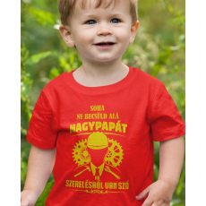 Nagypapa köszöntő - Gyerek póló nyomtatás