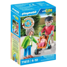 Nagyszülők unokával játékkészlet playmobil