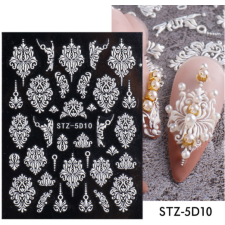 Nail-Art Körömmatrica - STZ-5D10 inda körömdíszítő
