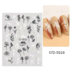 Nail-Art Körömmatrica - STZ-5D20 virág